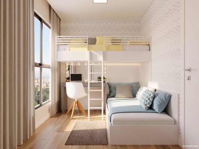 Apartamento 2 quartos e 2 banheiros, à venda, no bairro Capão Raso em Curitiba