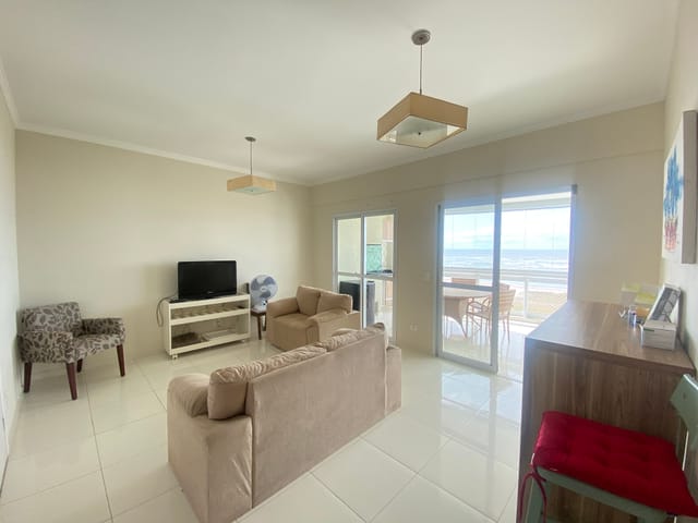 Foto do Apartamento - Apartamento à venda, 04 dormitórios, sendo 02 suítes, 02 vagas de garagem, 129m², Indaiá, Caraguatatuba, SP | Necta Serviços Imobiliários Ltda