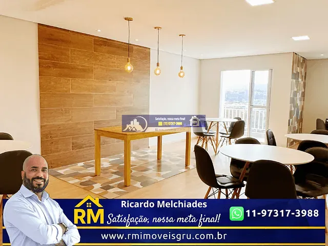 Apartamento 2 quartos e 1 banheiro, à venda, no bairro Jardim Vila Galvão em Guarulhos