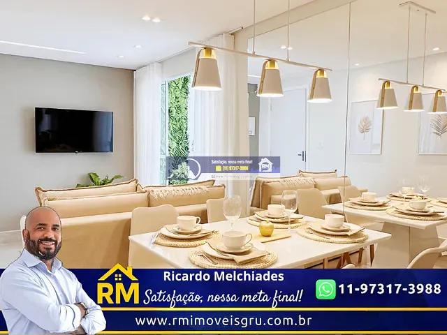 Apartamento 2 quartos e 1 banheiro, à venda, no bairro Jardim Vila Galvão em Guarulhos