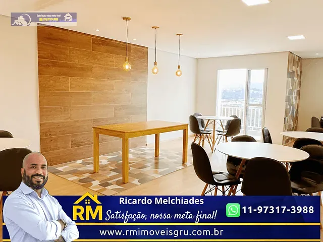Apartamento 2 quartos e 1 banheiro, à venda, no bairro Jardim Vila Galvão em Guarulhos