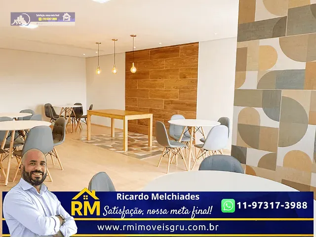 Apartamento 2 quartos e 1 banheiro, à venda, no bairro Jardim Vila Galvão em Guarulhos