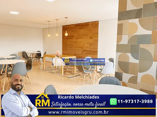 Apartamento 2 quartos e 1 banheiro, à venda, no bairro Jardim Vila Galvão em Guarulhos