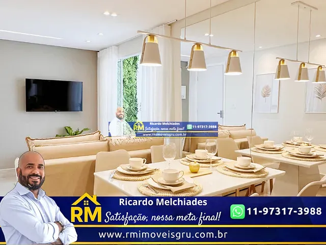 Apartamento 2 quartos e 1 banheiro, à venda, no bairro Jardim Vila Galvão em Guarulhos