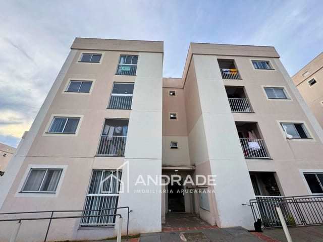 Apartamento 2 quartos e 1 banheiro, para alugar, no bairro Núcleo Habitacional Papa João Paulo I em Apucarana