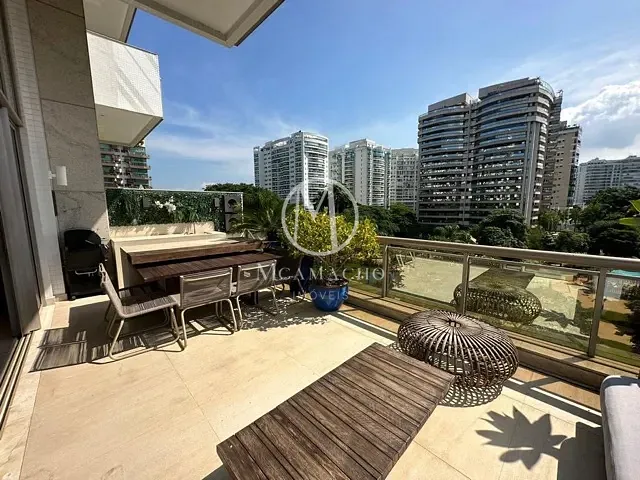 Apartamento 5 quartos e 5 banheiros, à venda, no bairro Barra da Tijuca em Rio de Janeiro