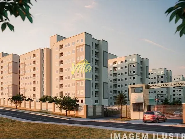 Apartamento com 44m² 2 quartos e 1 banheiro, à venda, no bairro Cidade Industrial em Curitiba