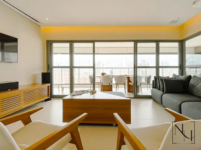 Apartamento com 181m² 4 quartos e 4 banheiros, à venda, no bairro Brooklin em São Paulo
