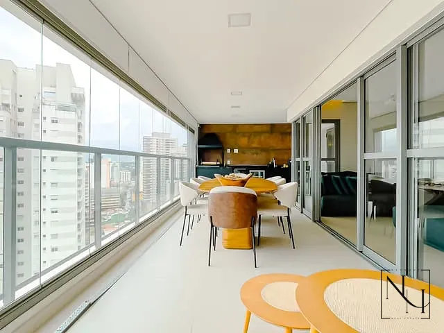Apartamento com 181m² 4 quartos e 4 banheiros, à venda, no bairro Brooklin em São Paulo