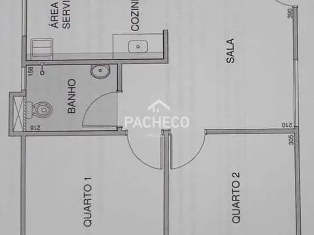 Apartamento 2 quartos e 1 banheiro, à venda, no bairro Balbo em Santa Bárbara d'Oeste