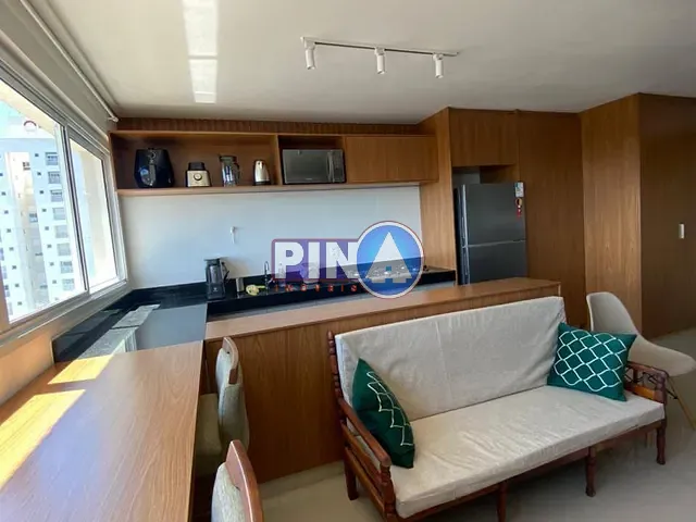 Apartamento com 62m² 2 quartos e 3 banheiros, para alugar, no bairro Setor Marista em Goiânia