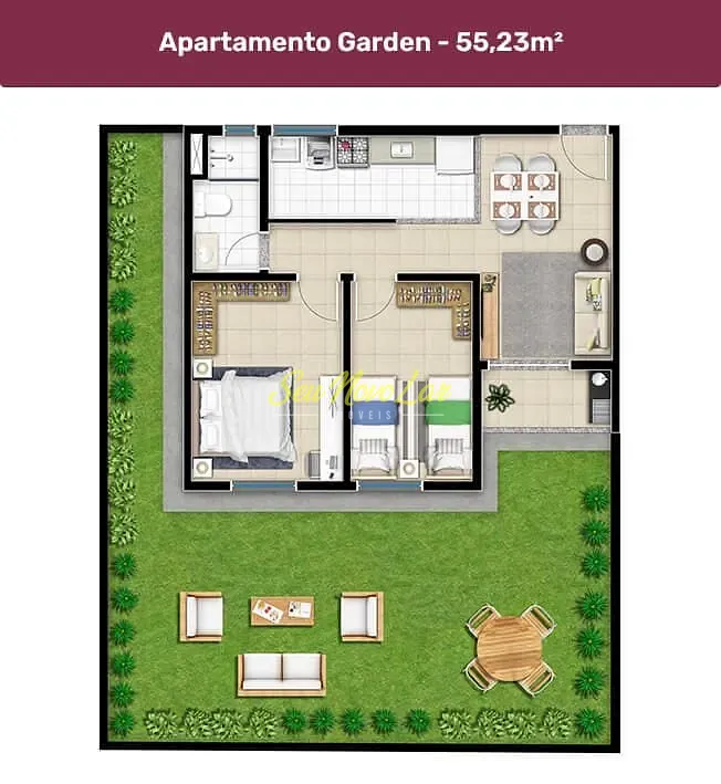 Apartamento, 2 quartos, 78 m² - Foto 1