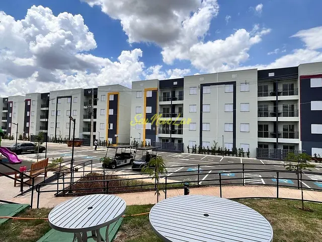 Apartamento 2 quartos e 1 banheiro, à venda, no bairro Jardins do Império em Indaiatuba