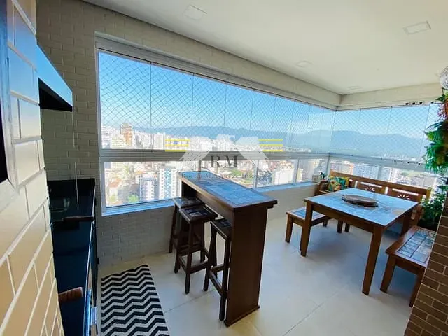 Apartamento 2 quartos e 2 banheiros, à venda, no bairro Aviação em Praia Grande
