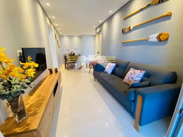 Apartamento 2 quartos e 2 banheiros, à venda, no bairro Aviação em Praia Grande