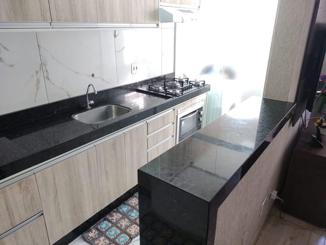 Apartamento com 56m² 2 quartos e 2 banheiros, à venda, no bairro Vila Belvedere em Americana