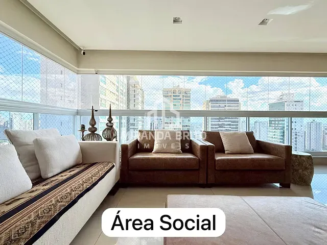 Apartamento 3 quartos e 4 banheiros, à venda, no bairro Setor Bueno em Goiânia