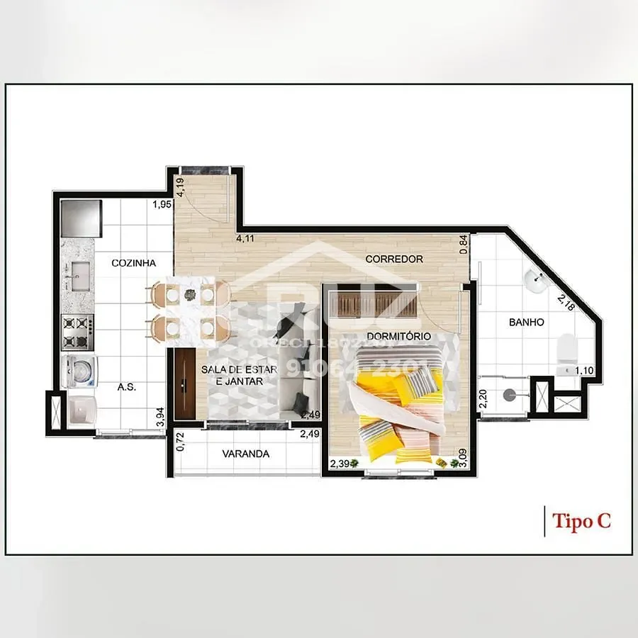 Apartamento, 2 quartos, 55 m² - Foto 17