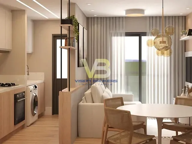 Apartamento com 68m² 2 quartos e 2 banheiros, à venda, no bairro Jardim Claudia em Pinhais