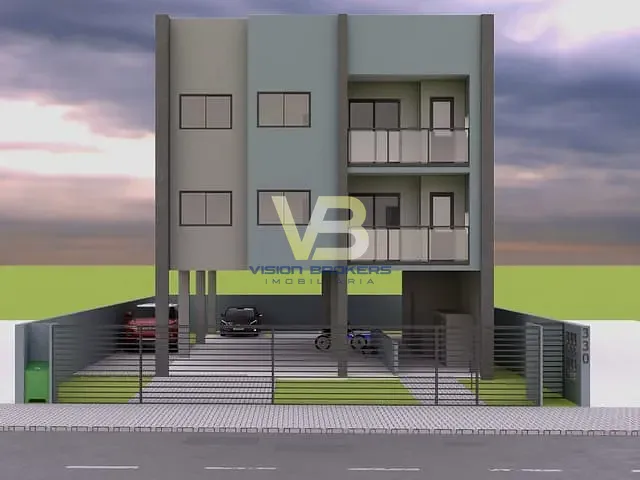 Apartamento com 68m² 2 quartos e 2 banheiros, à venda, no bairro Jardim Claudia em Pinhais