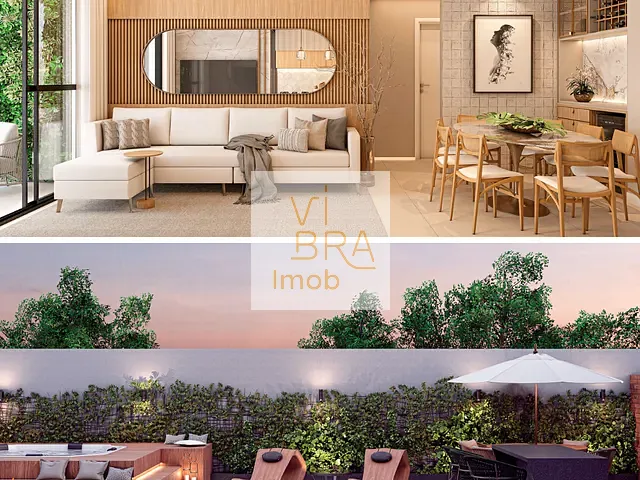 Apartamento 2 quartos e 2 banheiros, à venda, no bairro Água Verde em Curitiba