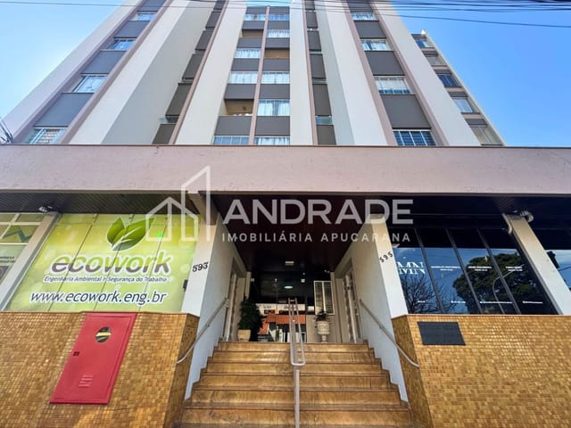 Apartamento 1 quarto e 1 banheiro, à venda ou para alugar, no bairro Centro em Apucarana