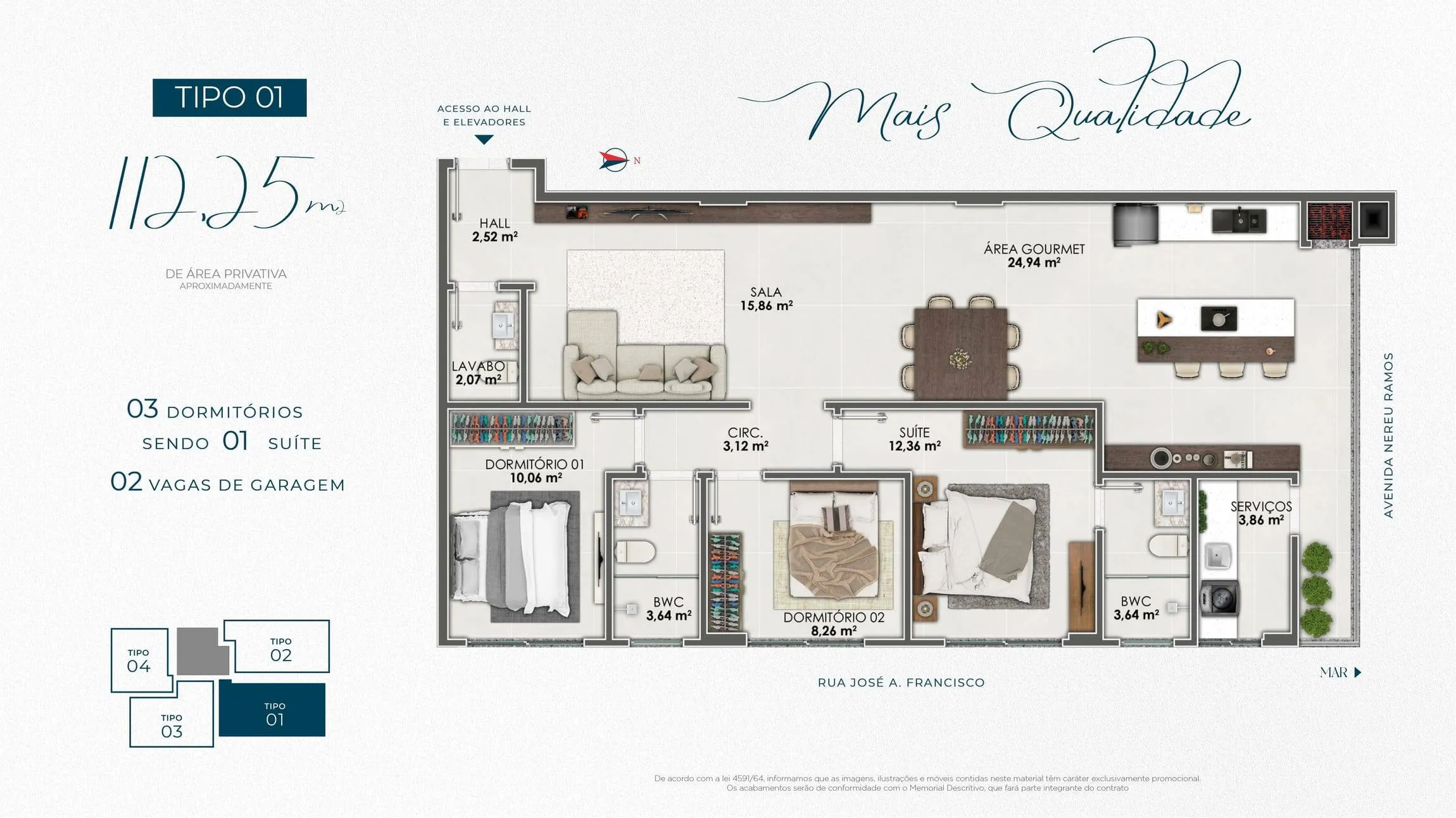 Apartamento, 3 quartos, 103 m² - Foto 18