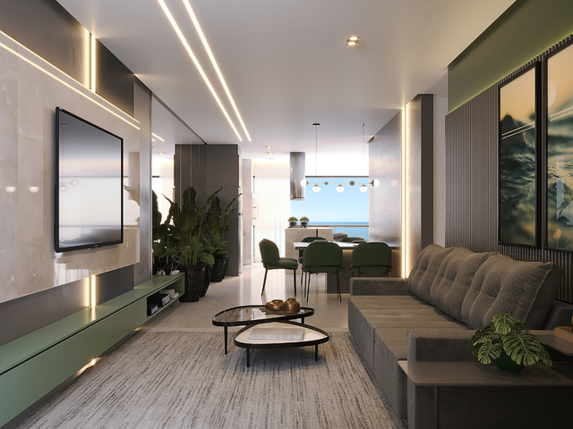 Apartamento com 148m² 3 quartos e 2 banheiros, à venda, no bairro Praia Alegre em Penha