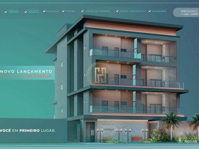 Apartamento com 87m² 3 quartos e 2 banheiros, à venda, no bairro Jardim das Orquídeas em Nova Mutum