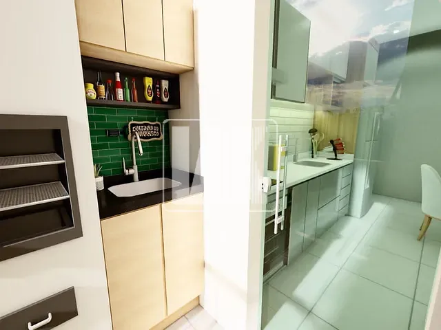 Apartamento 2 quartos e 1 banheiro, à venda, no bairro Santa Maria em Santo André