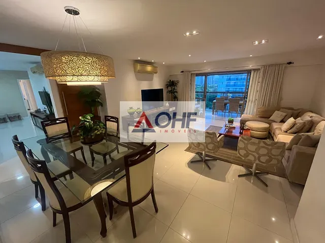 Apartamento com 206m² 4 quartos e 6 banheiros, à venda, no bairro Barra da Tijuca em Rio de Janeiro