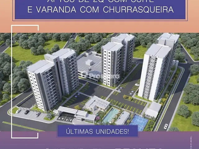 Apartamento com 62m² 2 quartos e 1 banheiro, à venda, no bairro Boa Vista em Anápolis