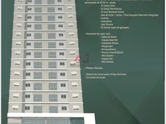 Apartamento com 168m² 3 quartos e 2 banheiros, à venda, no bairro Centro em Arapongas
