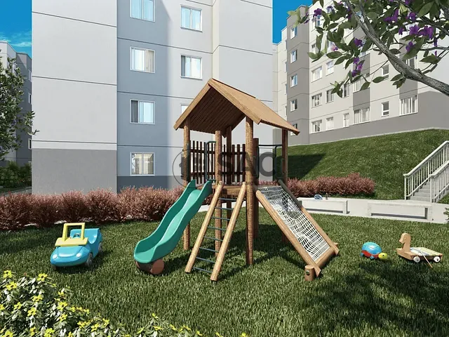 Apartamento 2 quartos e 1 banheiro, à venda, no bairro Jardim Araújo em Votorantim