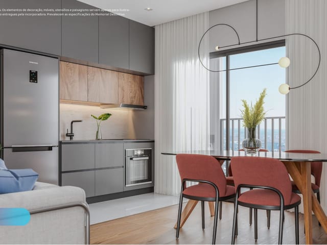 Apartamento 2 quartos e 1 banheiro, à venda, no bairro Portão em Curitiba