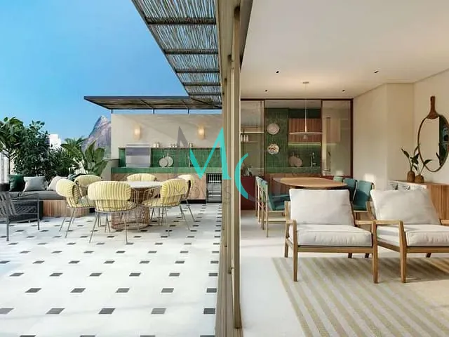 Apartamento 2 quartos e 2 banheiros, à venda, no bairro Ipanema em Rio de Janeiro