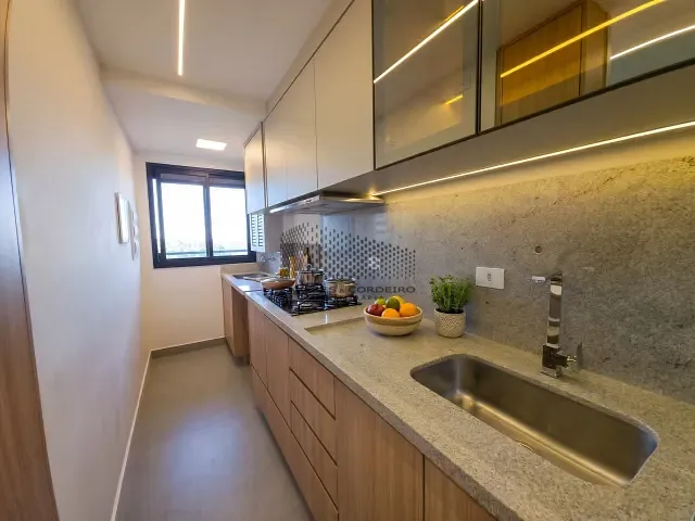 Apartamento com 118m² 2 quartos e 2 banheiros, para alugar, no bairro Ecoville em Curitiba