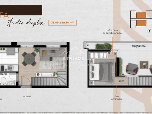 Apartamento 2 quartos e 1 banheiro, à venda, no bairro Bairro Alto em Curitiba