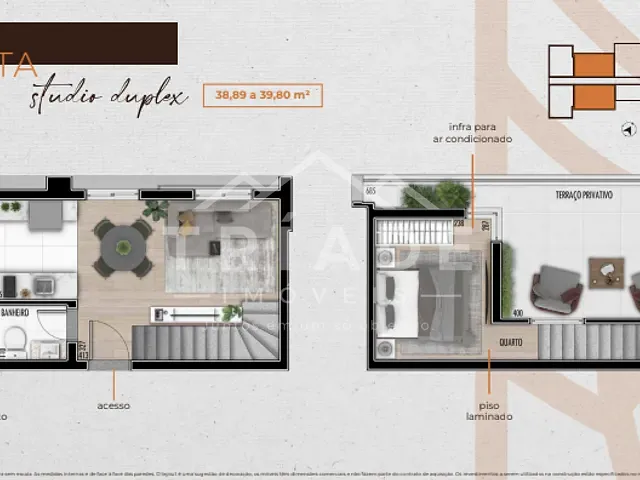 Apartamento 2 quartos e 1 banheiro, à venda, no bairro Bairro Alto em Curitiba