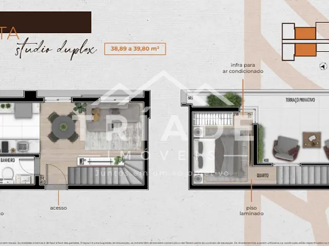 Apartamento 2 quartos e 1 banheiro, à venda, no bairro Bairro Alto em Curitiba