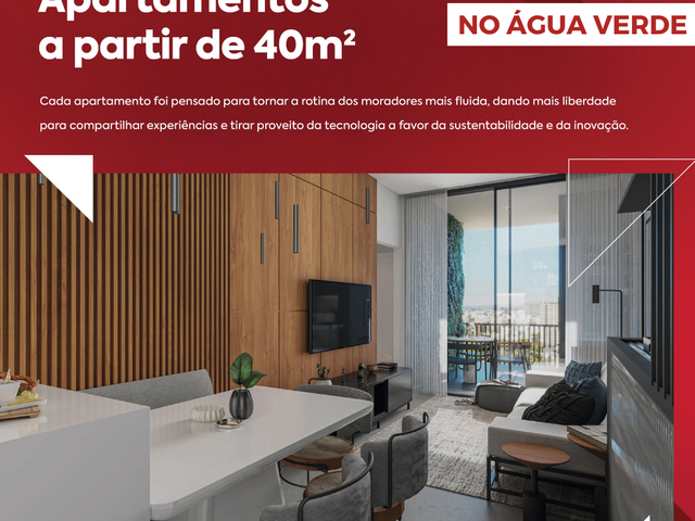 Apartamento 1 quarto e 1 banheiro, à venda, no bairro Portão em Curitiba