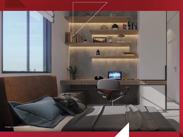 Apartamento 1 quarto e 1 banheiro, à venda, no bairro Portão em Curitiba