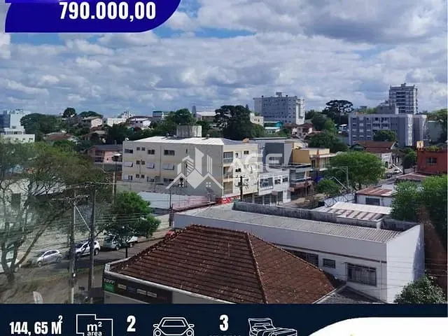 Apartamento com 145m² 3 quartos e 2 banheiros, à venda, no bairro Centro em Erechim