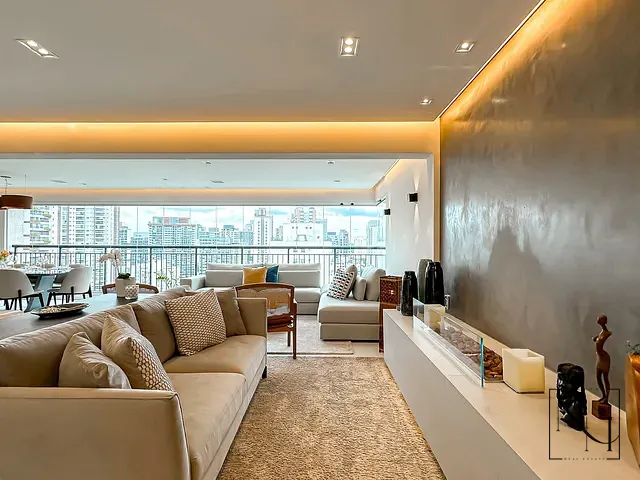 Apartamento com 213m² 3 quartos e 5 banheiros, à venda, no bairro Brooklin em São Paulo