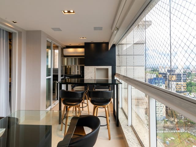 Foto do Apartamento - Apartamento à venda, 130m² úteis, Ed Champs Elyses, 3 Suites, 2 Vagas, sol da manhã, em frente a praça pé vermelho, Gleba palhano - Londrina - PR | Taive