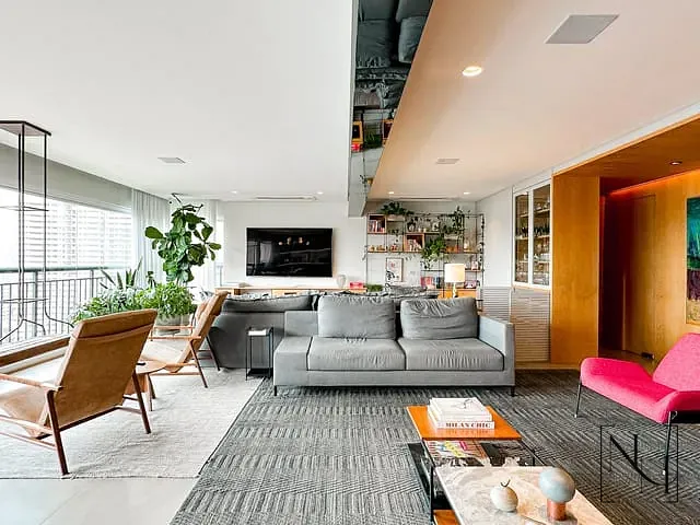 Apartamento com 213m² 3 quartos e 5 banheiros, à venda, no bairro Brooklin em São Paulo