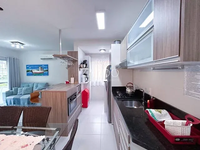 Apartamento com 72m² 2 quartos e 1 banheiro, à venda, no bairro Palmas em Governador Celso Ramos
