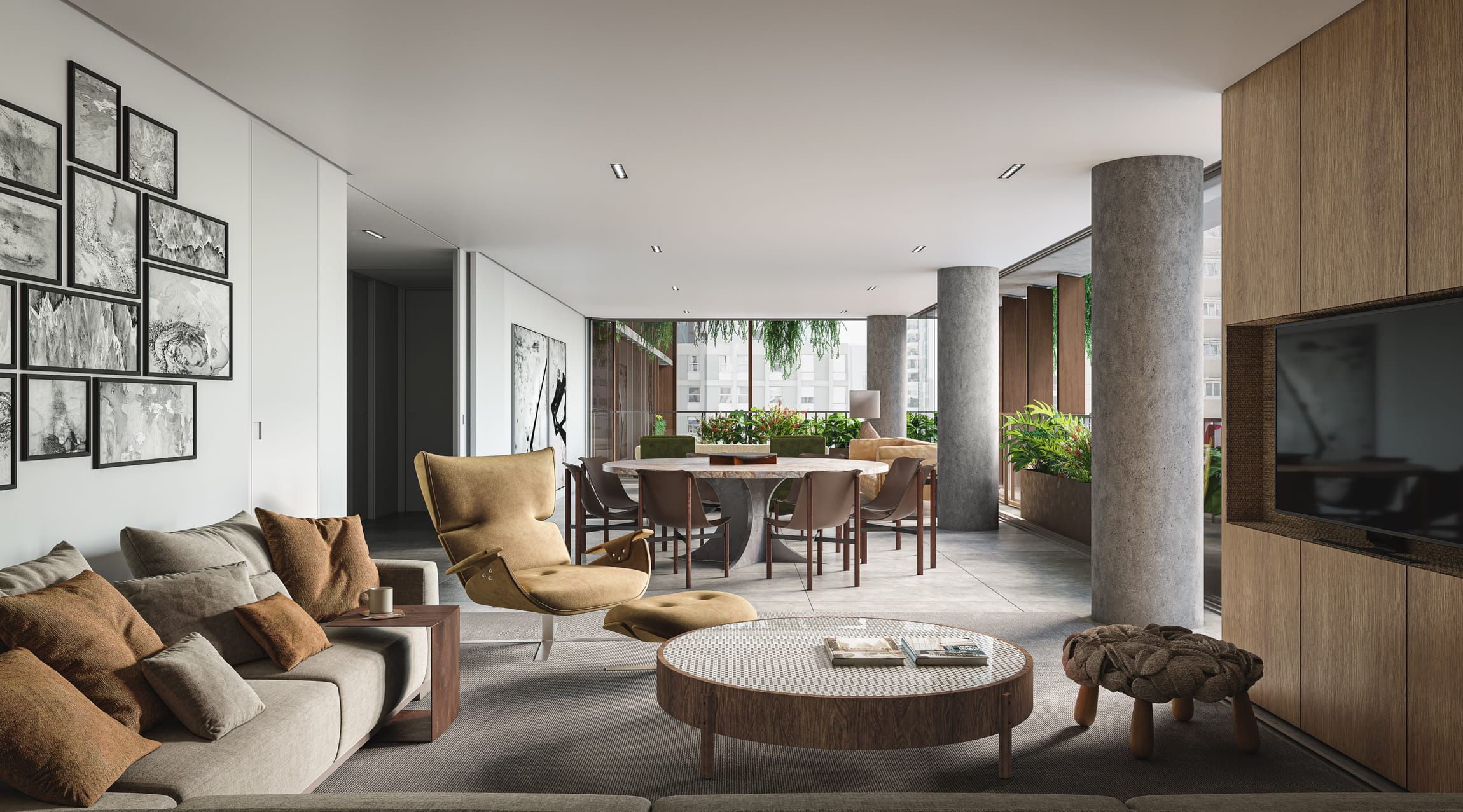 Apartamento, 3 quartos, 313 m² - Foto 1