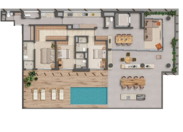 Apartamento, 3 quartos, 313 m² - Foto 4