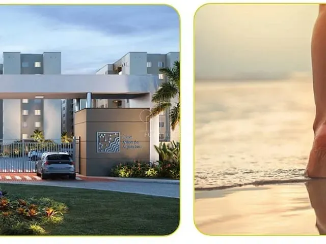 Apartamento com 55m² 2 quartos e 2 banheiros, à venda, no bairro Campo Redondo em São Pedro da Aldeia
